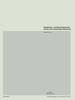cover image of Stahlbeton- und Spannbetontragwerke unter stossartiger Belastung